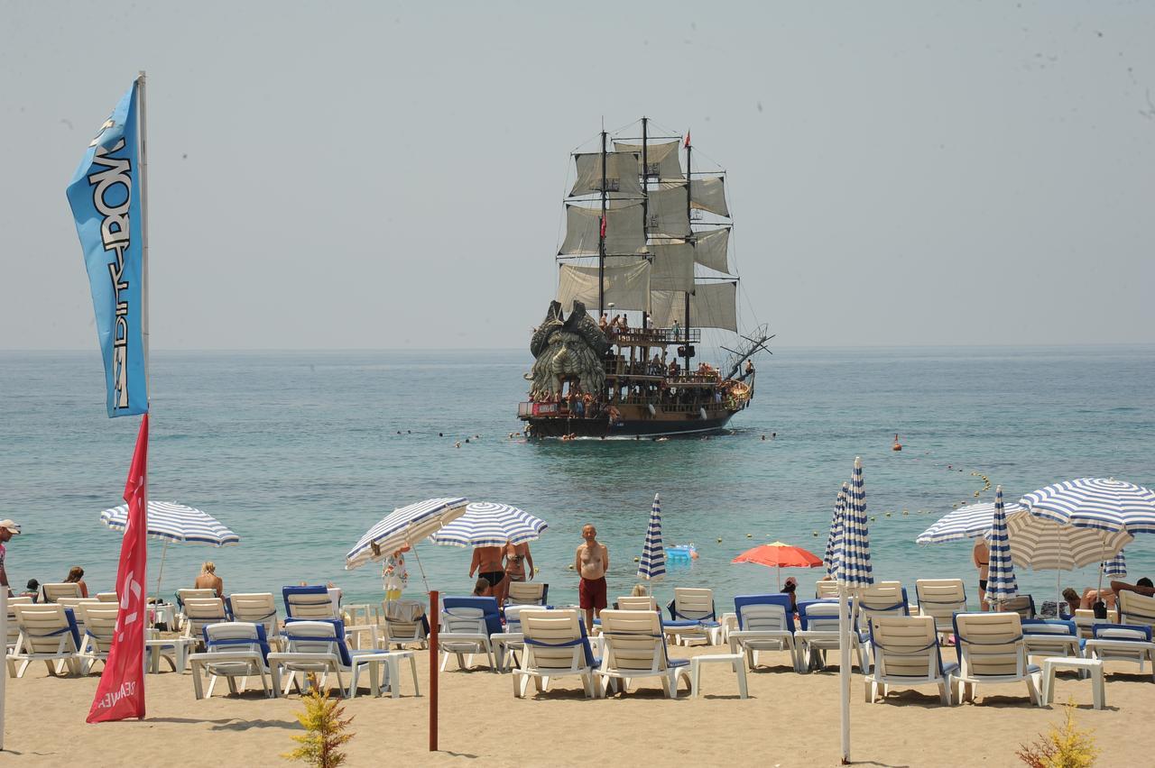 Akman Beach Apart Otel Alanya Esterno foto