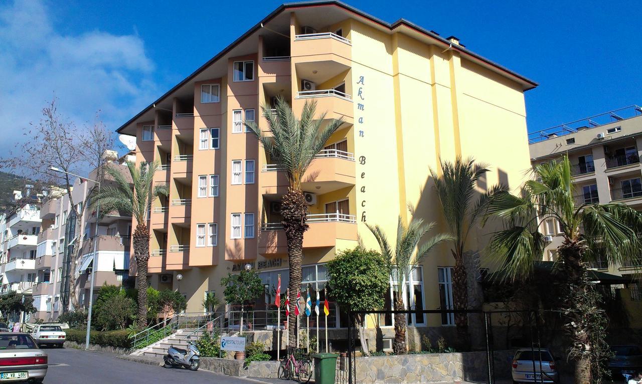 Akman Beach Apart Otel Alanya Esterno foto