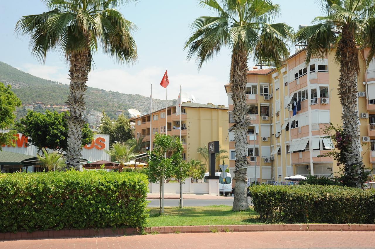 Akman Beach Apart Otel Alanya Esterno foto